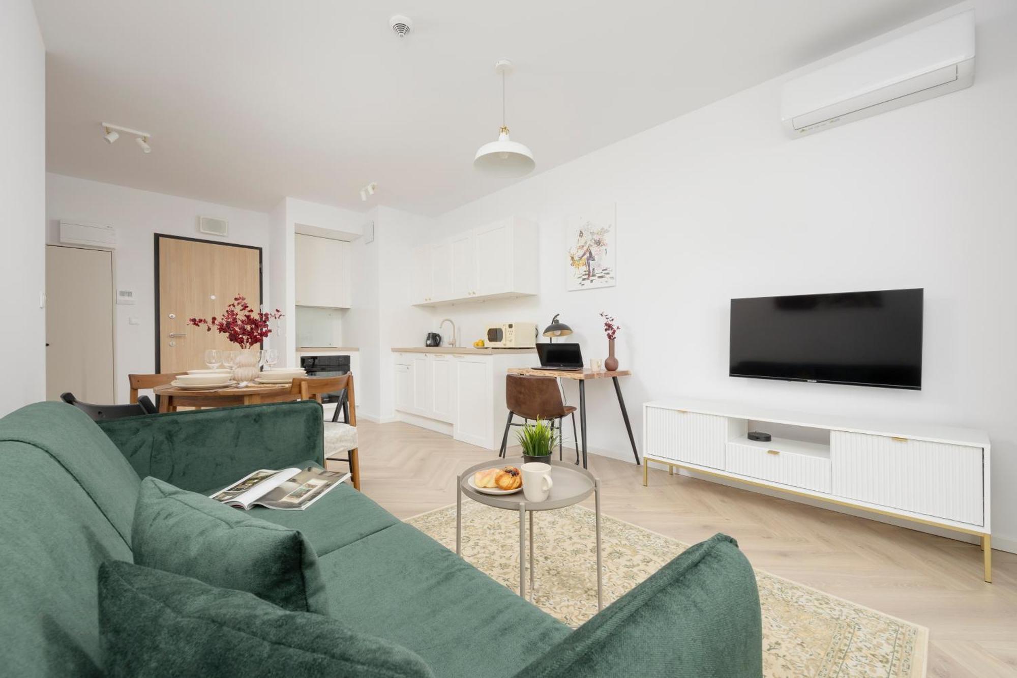 Modern Apartment With Balcony Near Aleje Jerozolimskie By Noclegi Renters Warszawa Exteriör bild
