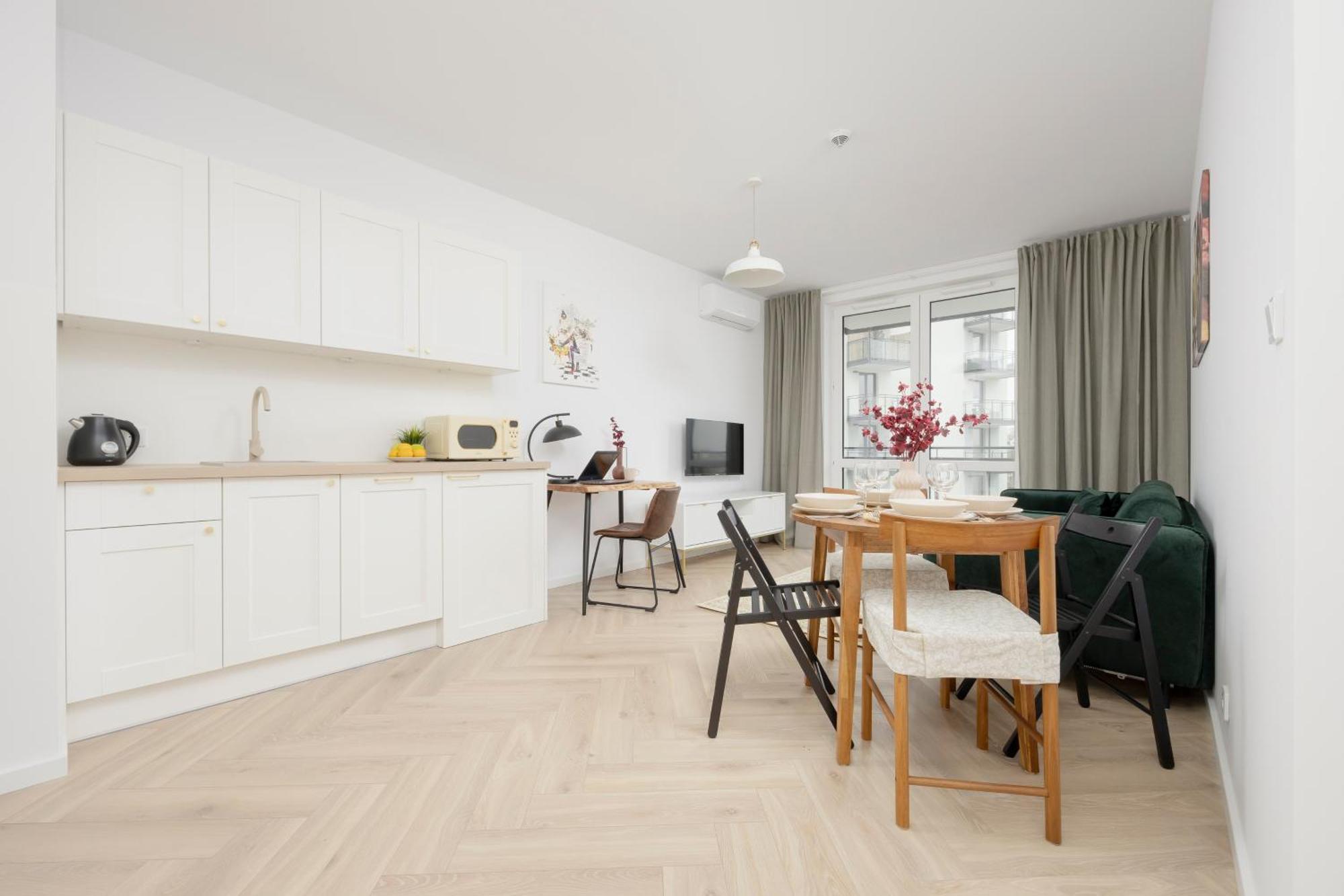 Modern Apartment With Balcony Near Aleje Jerozolimskie By Noclegi Renters Warszawa Exteriör bild