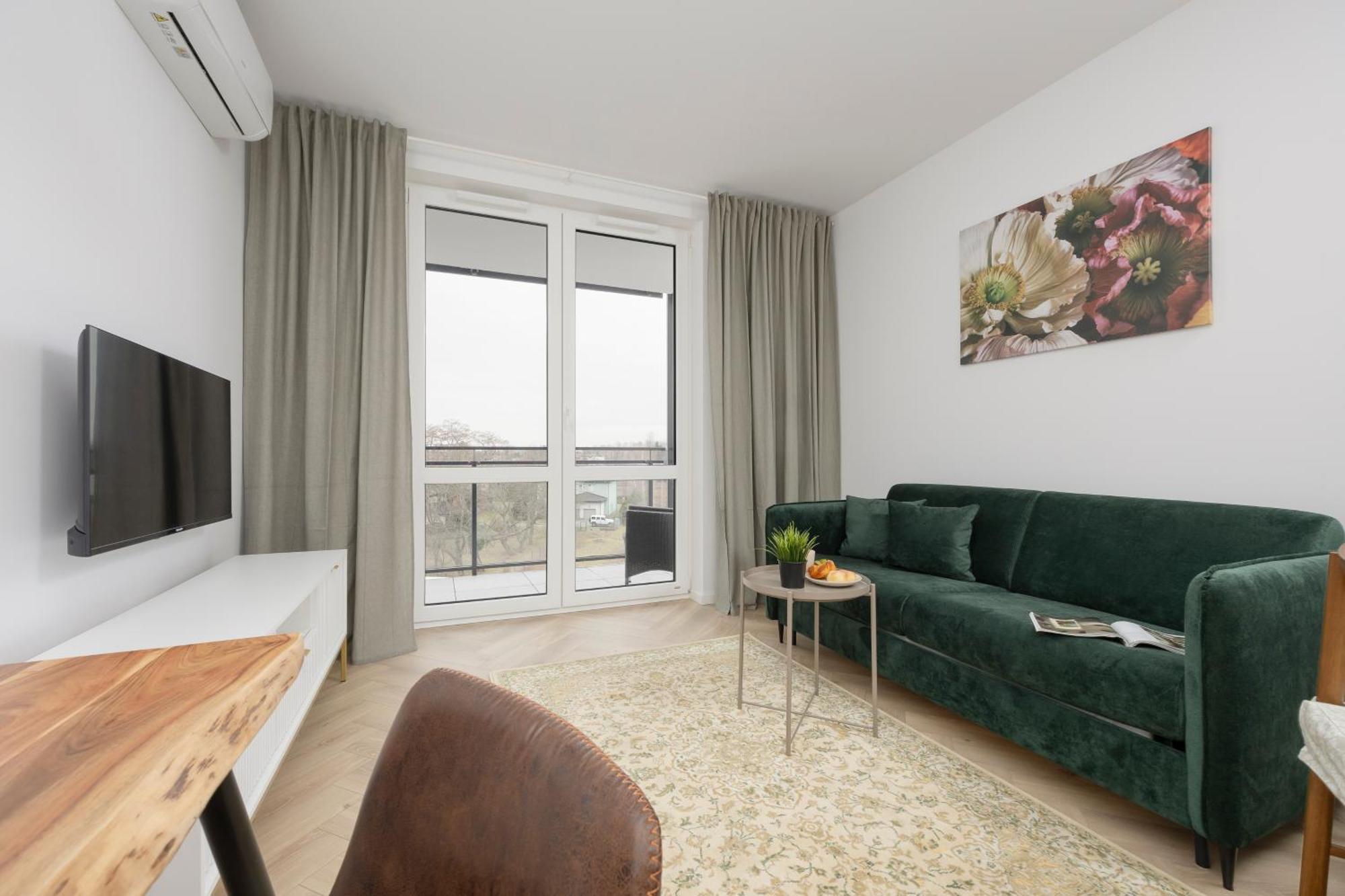 Modern Apartment With Balcony Near Aleje Jerozolimskie By Noclegi Renters Warszawa Exteriör bild